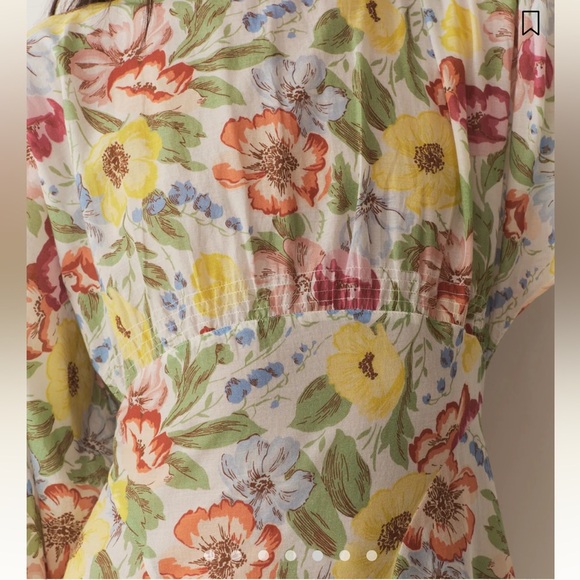 ISO TRADE Doen Oliana Dress in Blanc Anemone Bloom - Picture 8 of 12